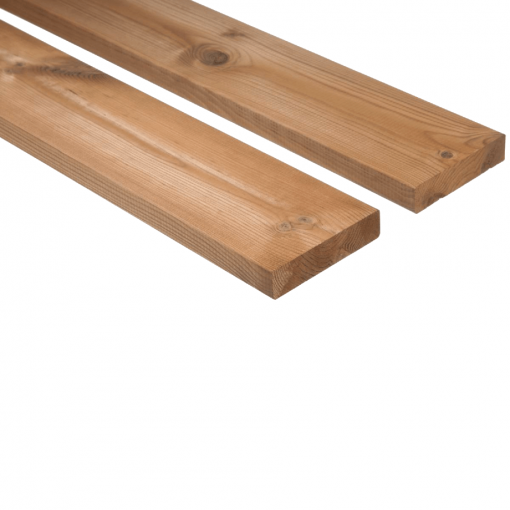 Decking Boards From Thermo-Treated Spruce D4